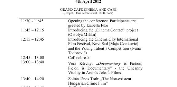 Cinema Contact Conference